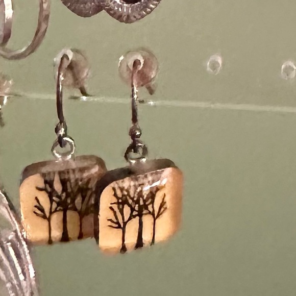 Jewelry - Tree Design Dangle Earrings